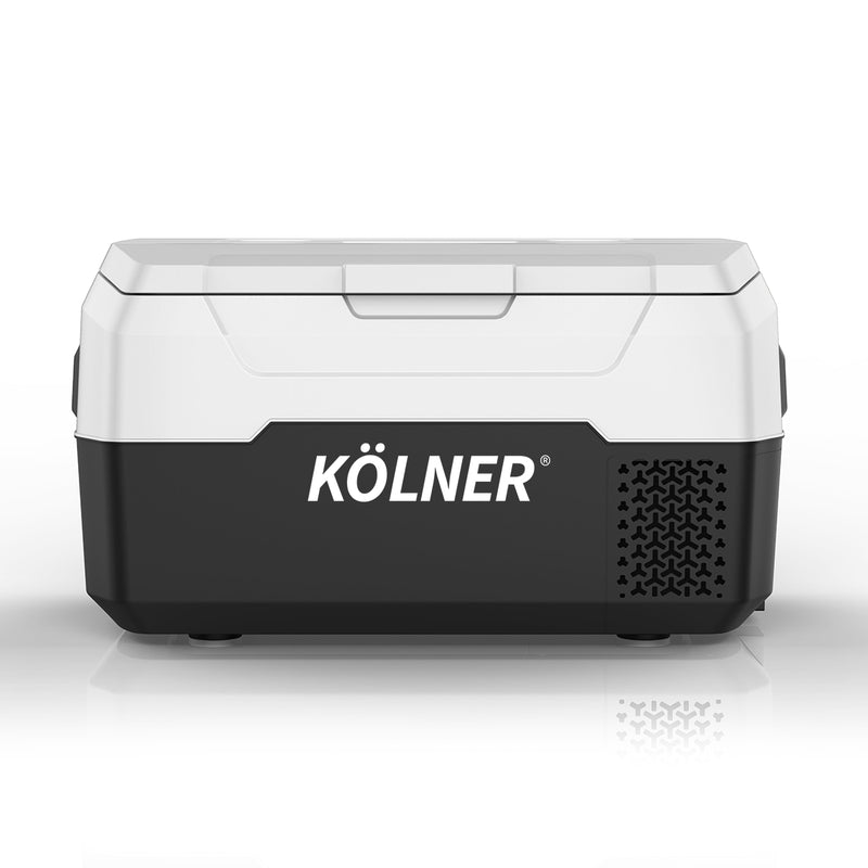 Load image into Gallery viewer, Kolner 20l Portable Fridge Freezer Cooler 12/24/240v Camping Refrigerator Black
