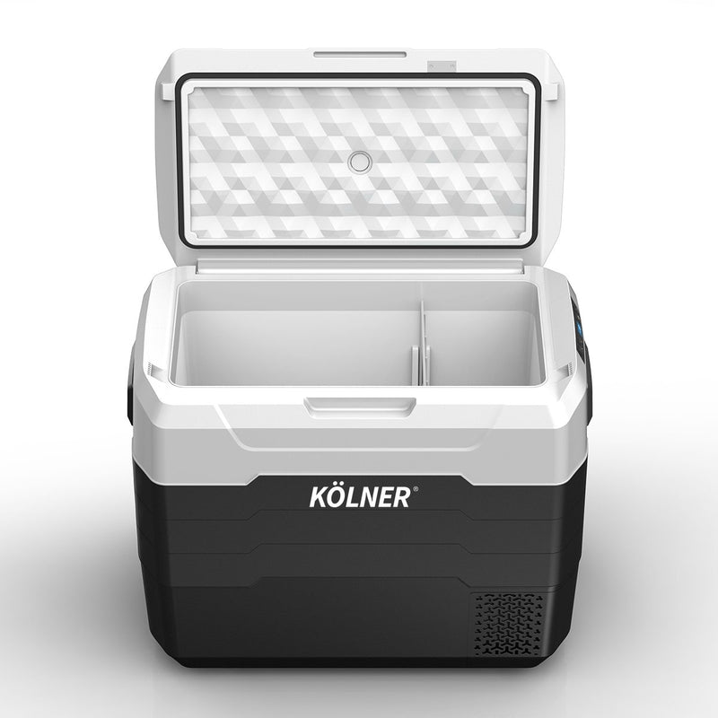 Load image into Gallery viewer, Kolner 50l Fridge Freezer Cooler 12/24/240v Camping Portable Esky Refrigerator - Black
