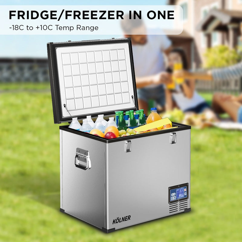 Load image into Gallery viewer, Kolner 75l Portable Fridge Chest Freezer With Lcd Panel - Rv Vehicle Camping Refrigerator
