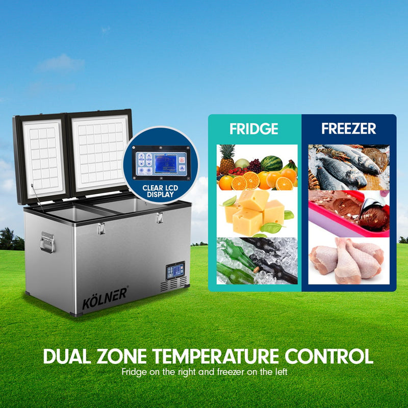 Load image into Gallery viewer, Kolner 80l Portable Fridge Cooler Freezer Camping Car Travel Refrigerator
