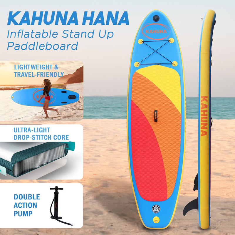 Load image into Gallery viewer, Kahuna Hana Inflatable Stand Up Paddle Board 10FT w/ iSUP Accessories
