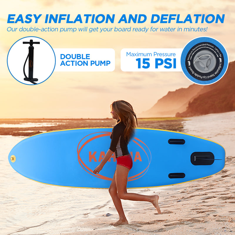 Load image into Gallery viewer, Kahuna Hana Inflatable Stand Up Paddle Board 10FT w/ iSUP Accessories
