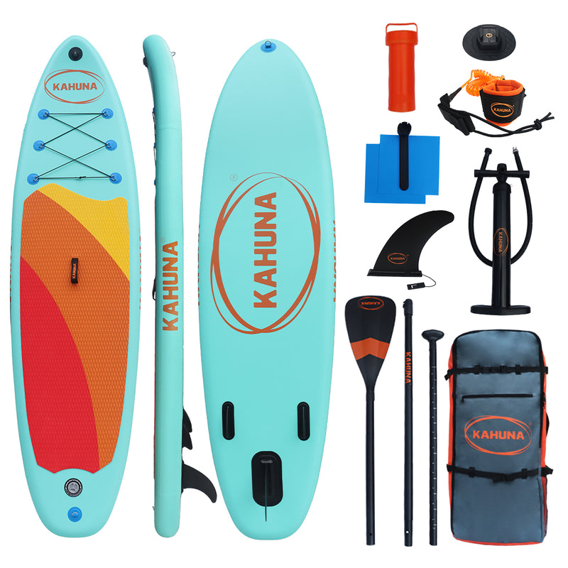 Load image into Gallery viewer, Kahuna Hana Inflatable Stand Up Paddle Board 10ft6in iSUP Accessories
