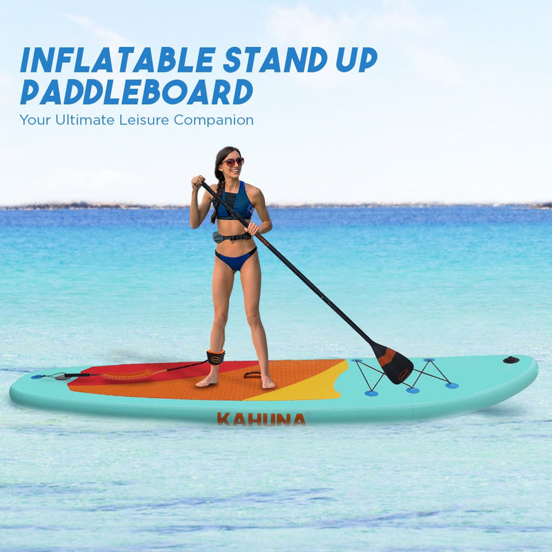 Load image into Gallery viewer, Kahuna Hana Inflatable Stand Up Paddle Board 10ft6in iSUP Accessories
