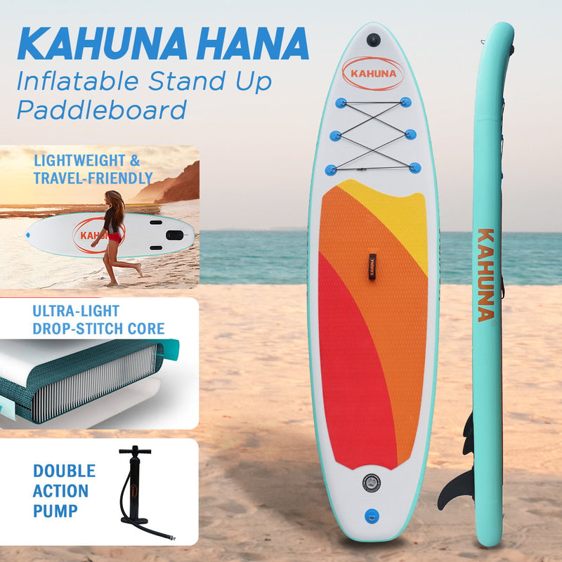 Load image into Gallery viewer, Kahuna Hana Inflatable Stand Up Paddle Board 11FT SUP Paddleboard
