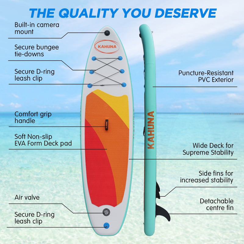 Load image into Gallery viewer, Kahuna Hana Inflatable Stand Up Paddle Board 11FT SUP Paddleboard
