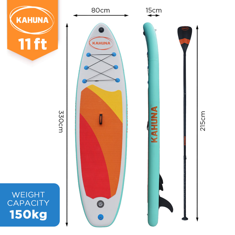 Load image into Gallery viewer, Kahuna Hana Inflatable Stand Up Paddle Board 11FT SUP Paddleboard
