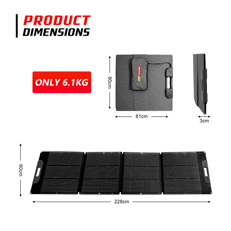 Load image into Gallery viewer, 200W Solar Panel Portable Charger JumpsPower Power Generator Foldable
