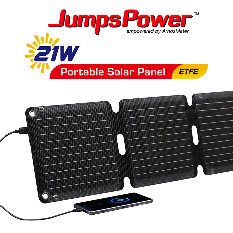 Load image into Gallery viewer, 21W Solar Panel Portable Charger JumpsPower Power Generator Foldable
