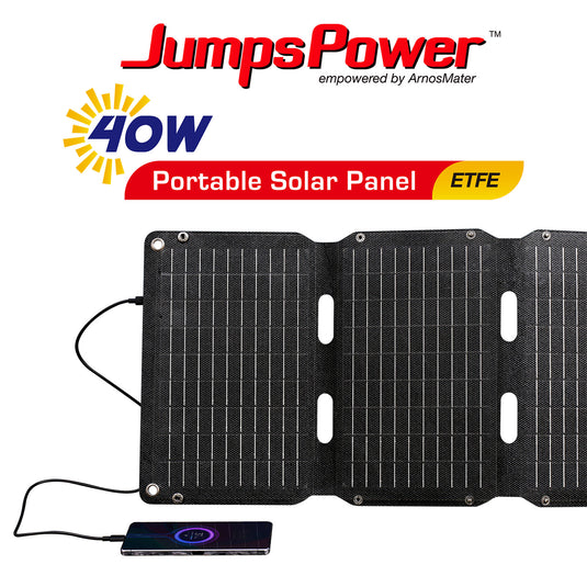 40W Solar Panel Portable Charger JumpsPower Power Generator Foldable