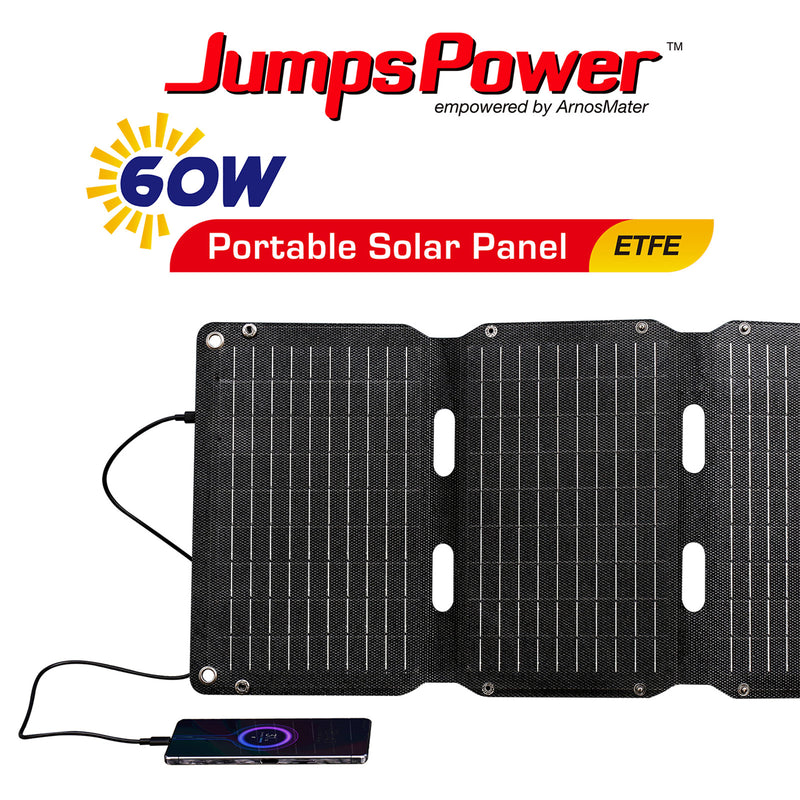 Load image into Gallery viewer, 60W Solar Panel Portable Charger JumpsPower Power Generator Foldable
