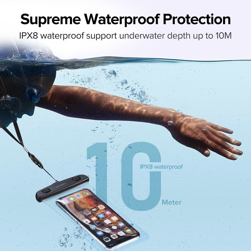 Load image into Gallery viewer, UGREEN Mobile Waterproof Bag Black 60959
