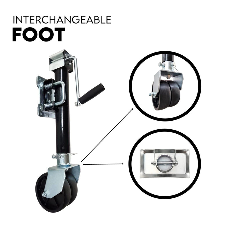 Load image into Gallery viewer, TRAILER PARTS TRAILER CARAVAN JACK STAND /JOCKEY WHEEL DRAW BAR FITMENT 5000LBS
