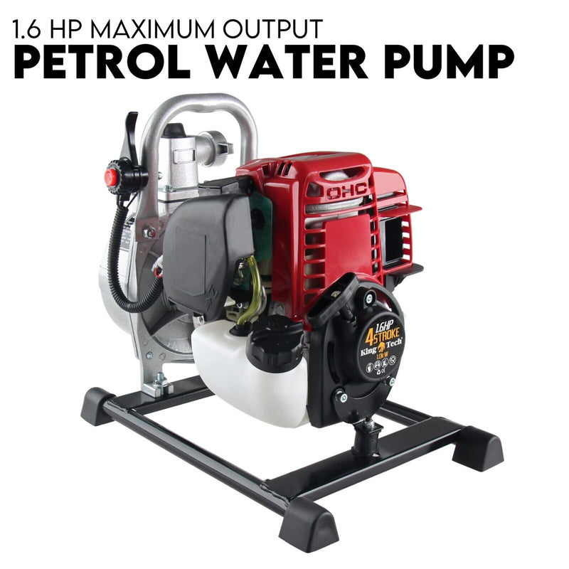 Load image into Gallery viewer, Portable 4-Stroke Petrol Water Pump 1.6HP
