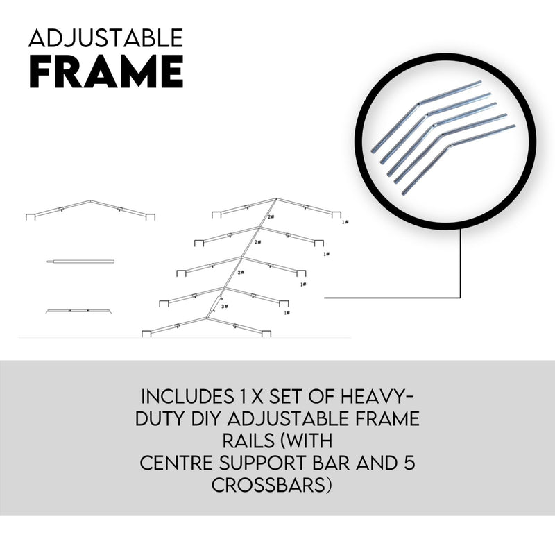 Load image into Gallery viewer, Box Cage Trailer Cover Canvas Tarp for 7x4 600mm High Cage Premium Quality 2 ft
