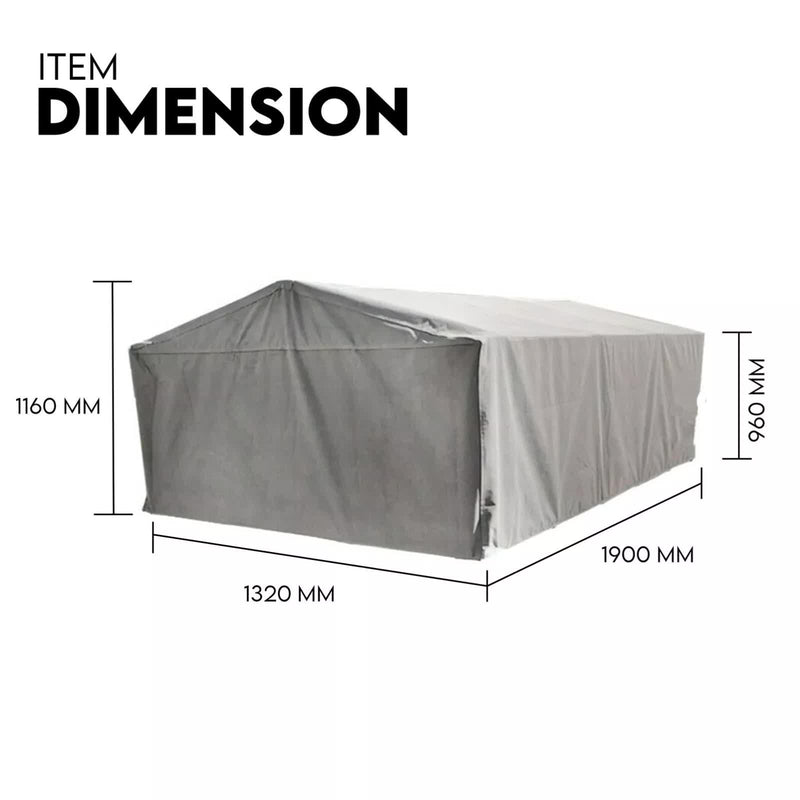 Load image into Gallery viewer, 900mm Trailer Cage Canvas Tarp Cover for 6x4 High Quality Cage Universal 3 foot
