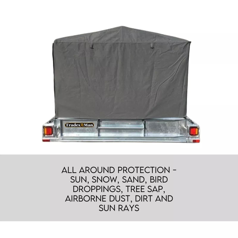 Load image into Gallery viewer, 900mm Trailer Cage Canvas Tarp Cover for 6x4 High Quality Cage Universal 3 foot
