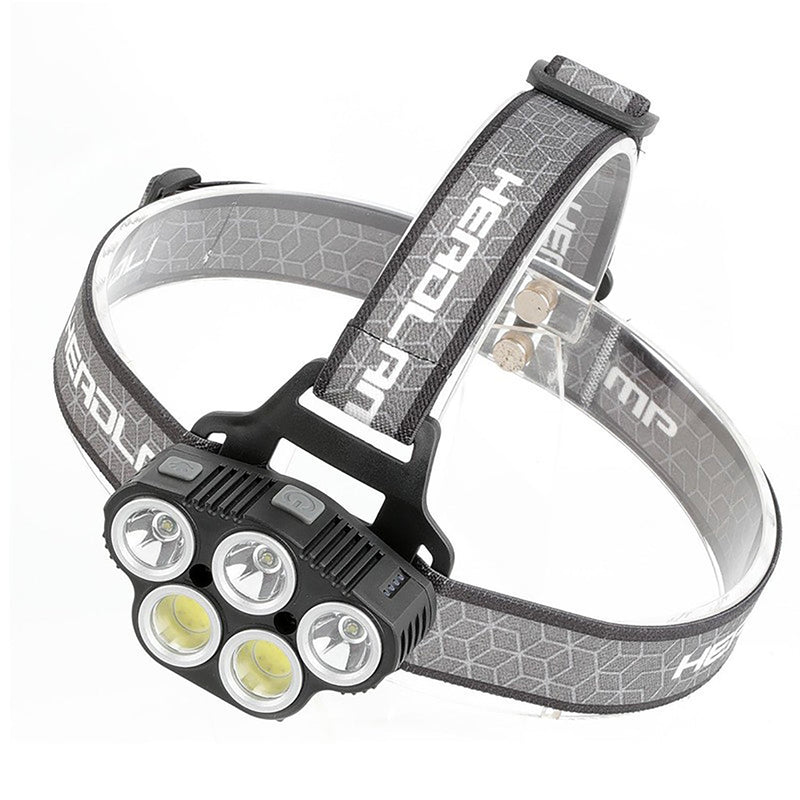 Load image into Gallery viewer, 6 Modes LED Head Torch Induction Headlight Camping COB Infrared Strong Lights
