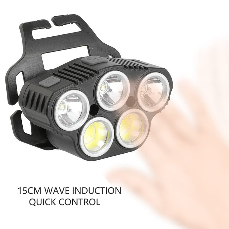 Load image into Gallery viewer, 6 Modes LED Head Torch Induction Headlight Camping COB Infrared Strong Lights
