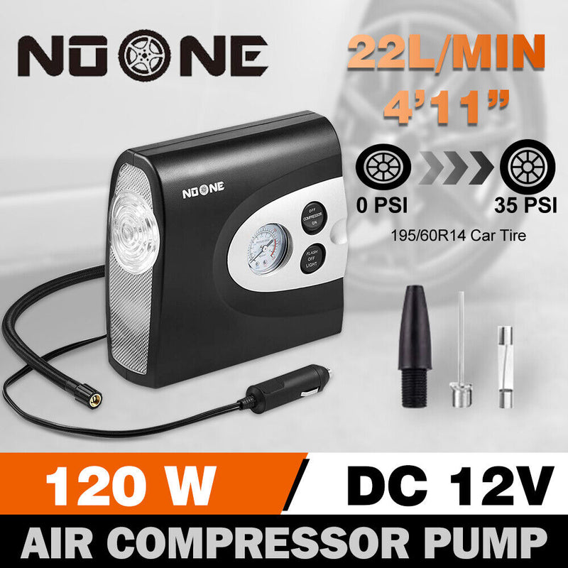 Load image into Gallery viewer, NOONE 3 IN 1 Air Compressor Tire Inflator 12V Portable Car Tire Inflator Pump
