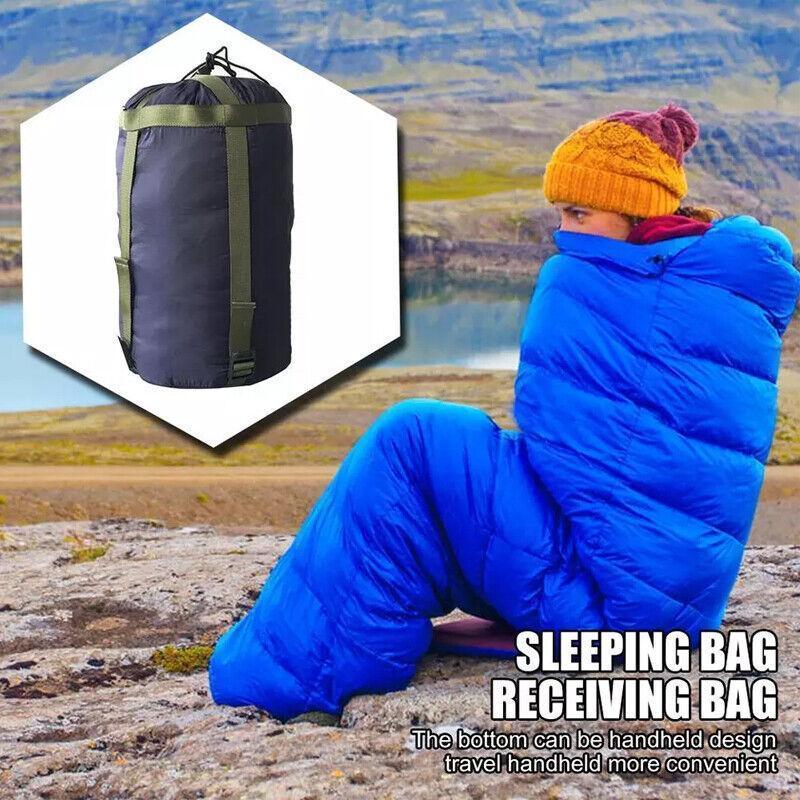 Load image into Gallery viewer, Waterproof Compression Stuff Sack Camping Storage Bag Outdoor Sleeping Bag - Army Green
