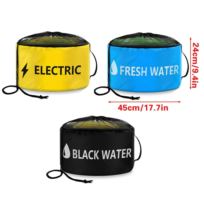 Load image into Gallery viewer, Hose Storage Bag Caravan Camping RV Cable Water Hose Electrical Cords Organizer - Yellow
