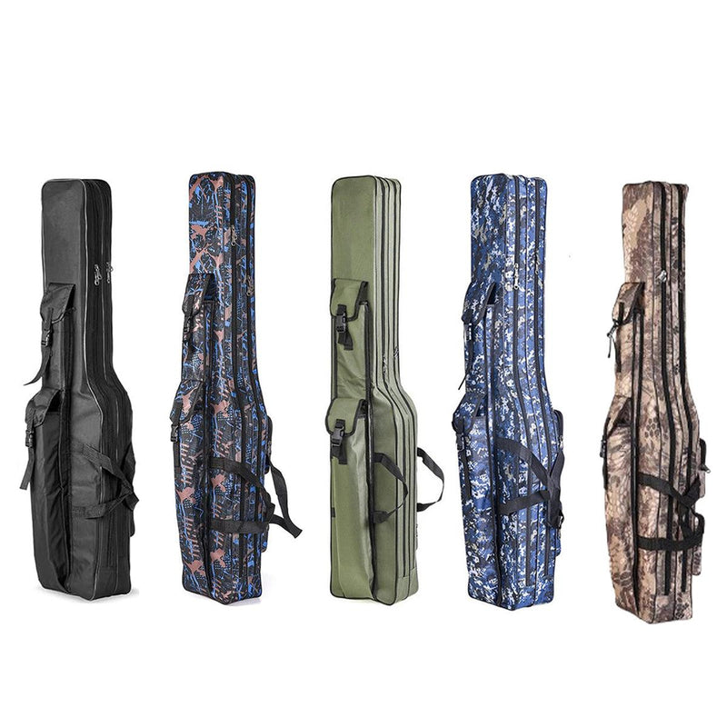 Load image into Gallery viewer, 130cm Big Belly Fishing Tackle Bag Rod Storage Carry Case Outdoor Fishing Bag - Black
