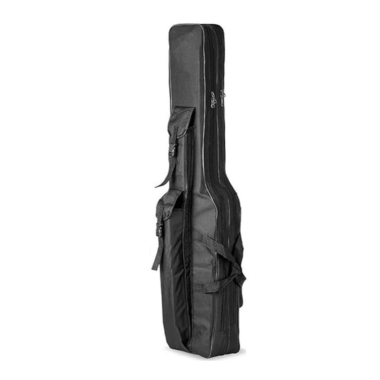 130cm Big Belly Fishing Tackle Bag Rod Storage Carry Case Outdoor Fishing Bag - Black