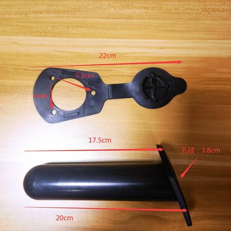 Load image into Gallery viewer, 2Pcs With Cap Cover Fishing Boat Rod Holder For Kayak Pole Bracket Flush Mount
