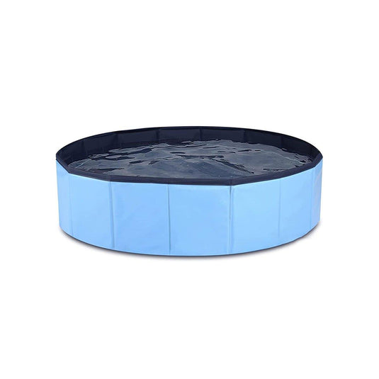 Pet Swimming Pool Foldable Portable Pool for Dogs Outdoor Summer Play - Grey-80x20cm