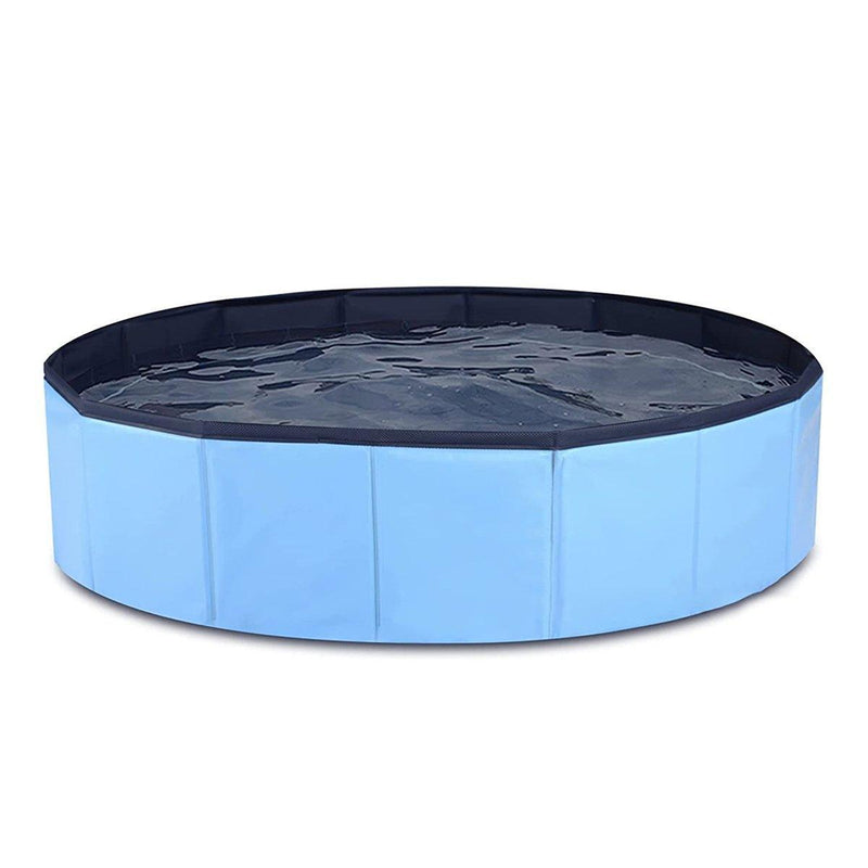 Load image into Gallery viewer, Pet Swimming Pool Foldable Portable Pool for Dogs Outdoor Summer Play - Grey-80x20cm
