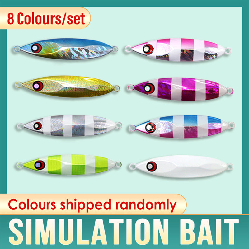 Load image into Gallery viewer, Fishing Lure Bait Set 8pcs Conical Boat Tackle Artificial Hard Bait Accessories - 100g
