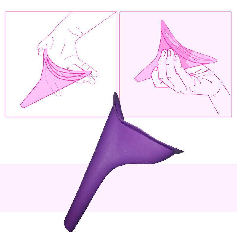 Load image into Gallery viewer, Portable Camping Female Her She Urinal Funnel Ladies Woman Urine Wee Loo Travel
