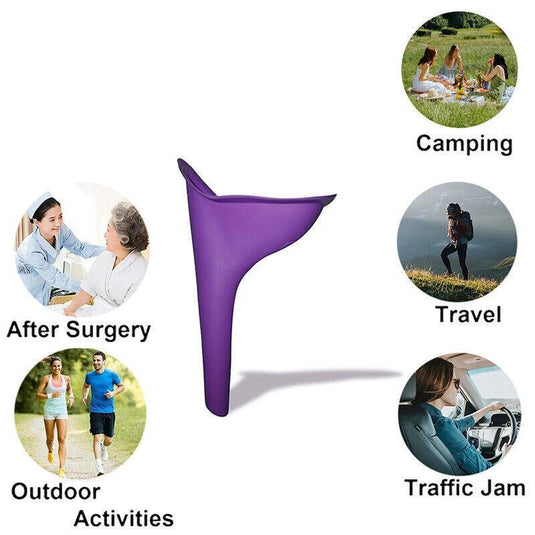Portable Camping Female Her She Urinal Funnel Ladies Woman Urine Wee Loo Travel