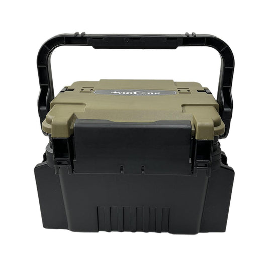 Multifunctional Fishing Tackle Box Portable Gear Storage Case Organizer Tool Box - Blue