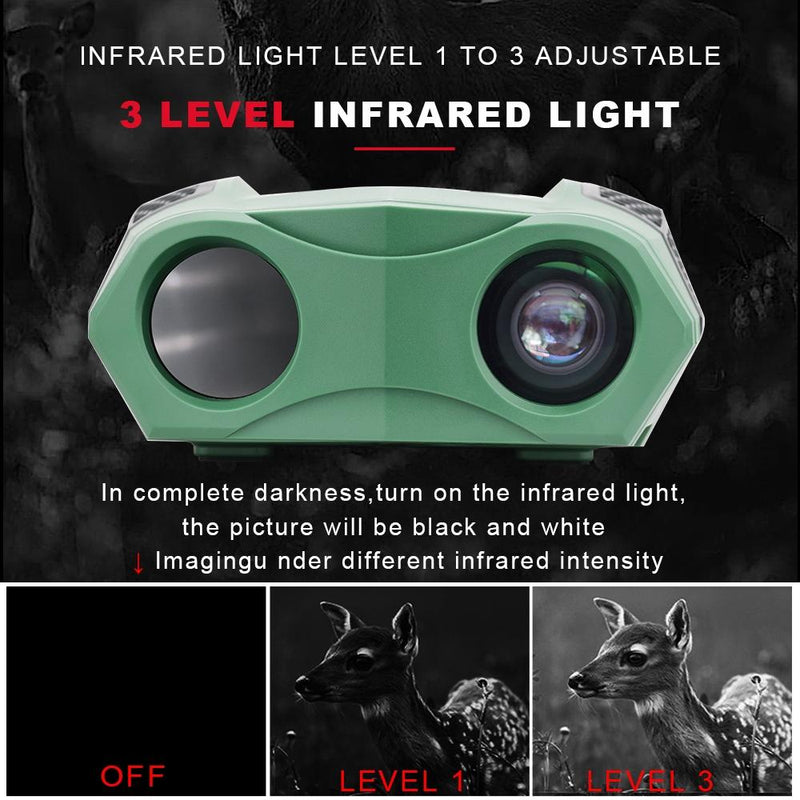 Load image into Gallery viewer, 3 Tft Screen Binoculars with 4k Infrared Night Vision - Gd903 - Green
