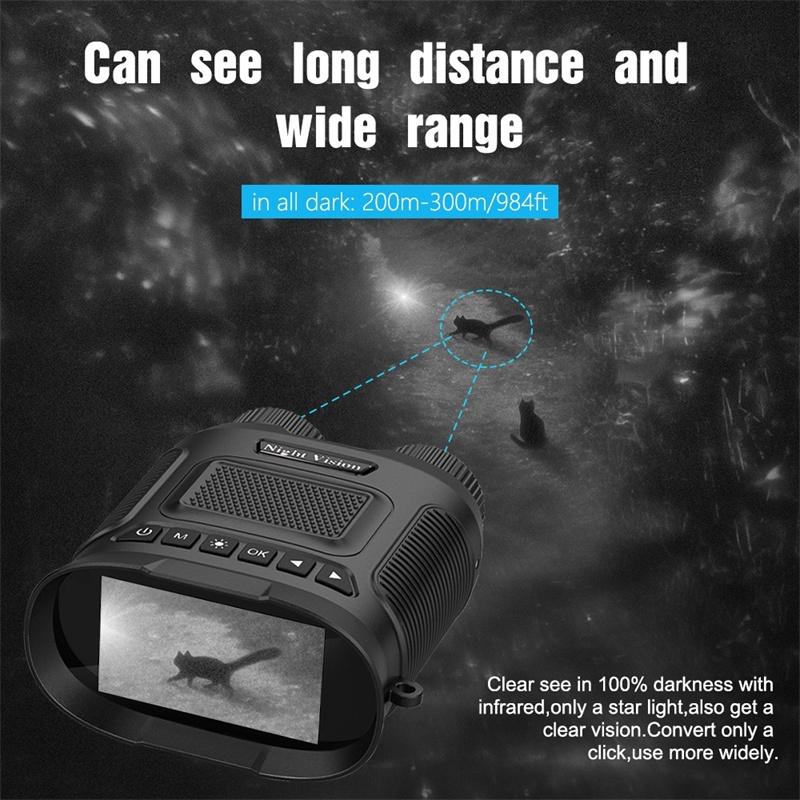 Load image into Gallery viewer, 3 Digital Night Vision Binoculars with 3 Ips Screen - Green
