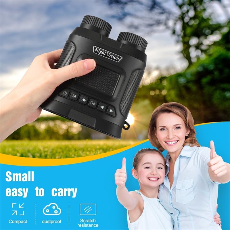 Load image into Gallery viewer, 3 Digital Night Vision Binoculars with 3 Ips Screen - Green
