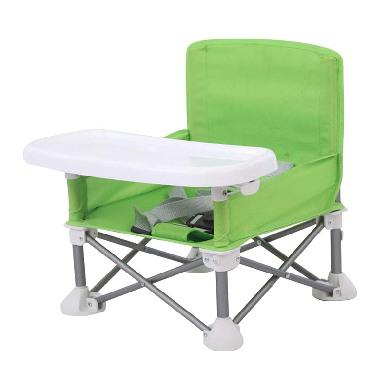 Load image into Gallery viewer, Vibe Geeks Foldable Camping and Dining Chair Outdoor Booster Seat for Toddlers - Khaki
