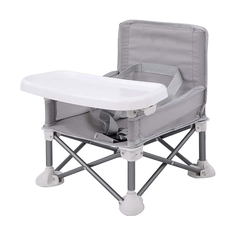 Load image into Gallery viewer, Vibe Geeks Foldable Camping and Dining Chair Outdoor Booster Seat for Toddlers - Khaki
