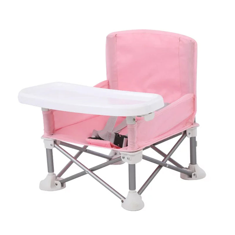 Load image into Gallery viewer, Vibe Geeks Foldable Camping and Dining Chair Outdoor Booster Seat for Toddlers - Khaki
