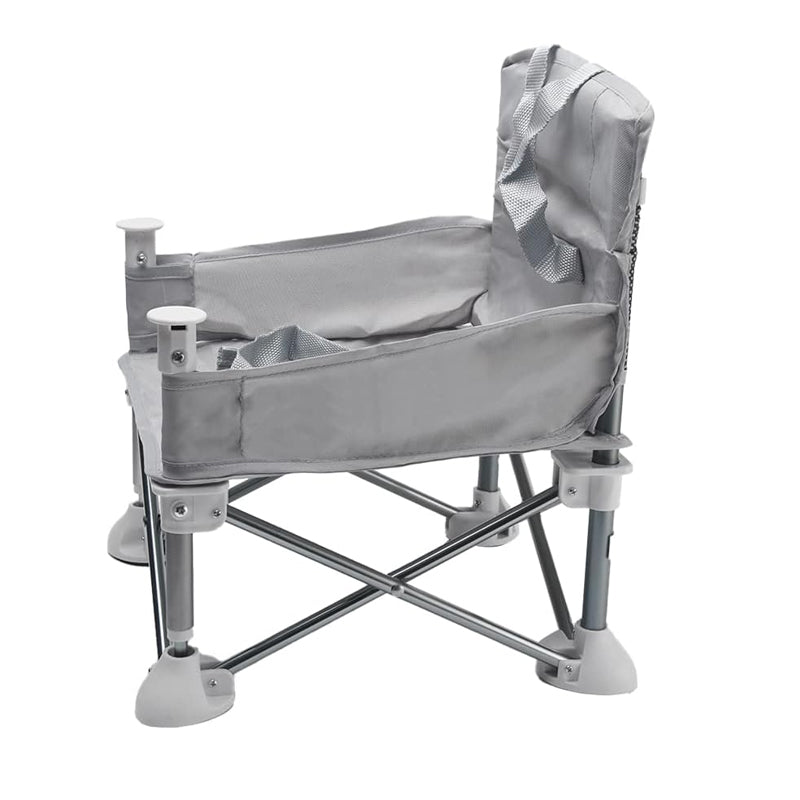 Load image into Gallery viewer, Vibe Geeks Foldable Camping and Dining Chair Outdoor Booster Seat for Toddlers - Khaki
