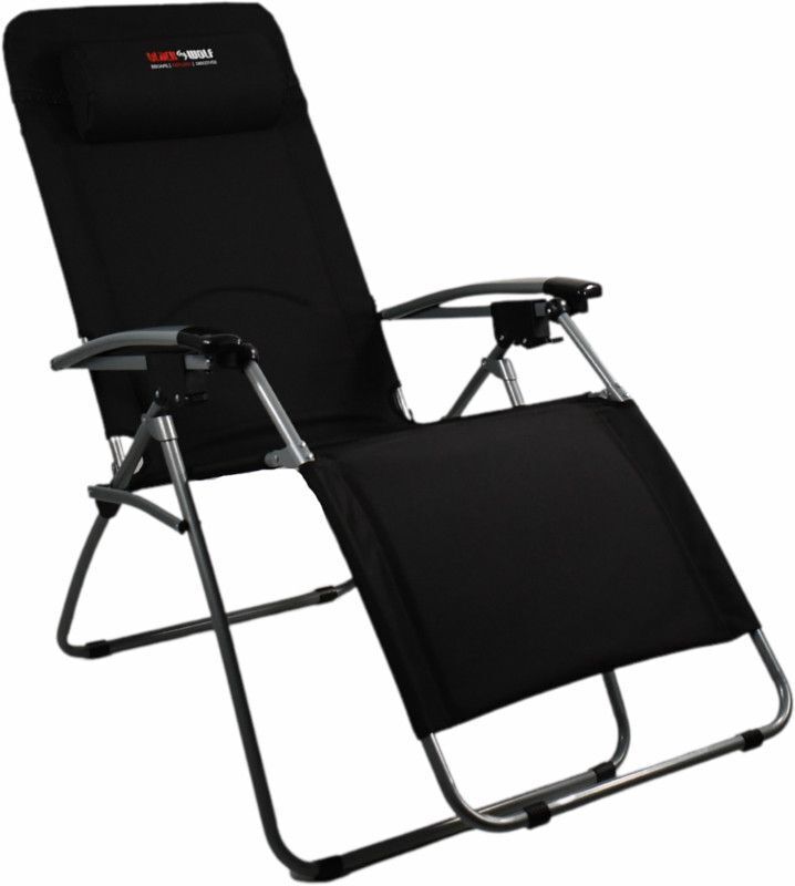 Load image into Gallery viewer, BlackWolf Folding Reclining Lounger Chair Quick Fold Down - Jet Black
