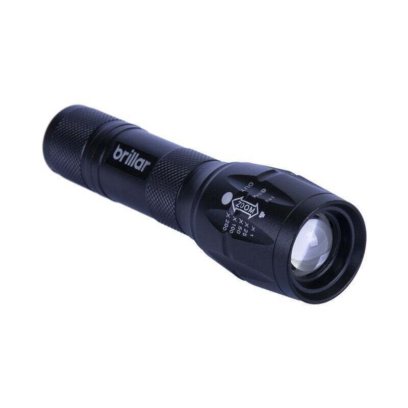 Load image into Gallery viewer, Brillar Tactical Grade LED Torch 5 Modes Water Resistant Flashlight Light Bright
