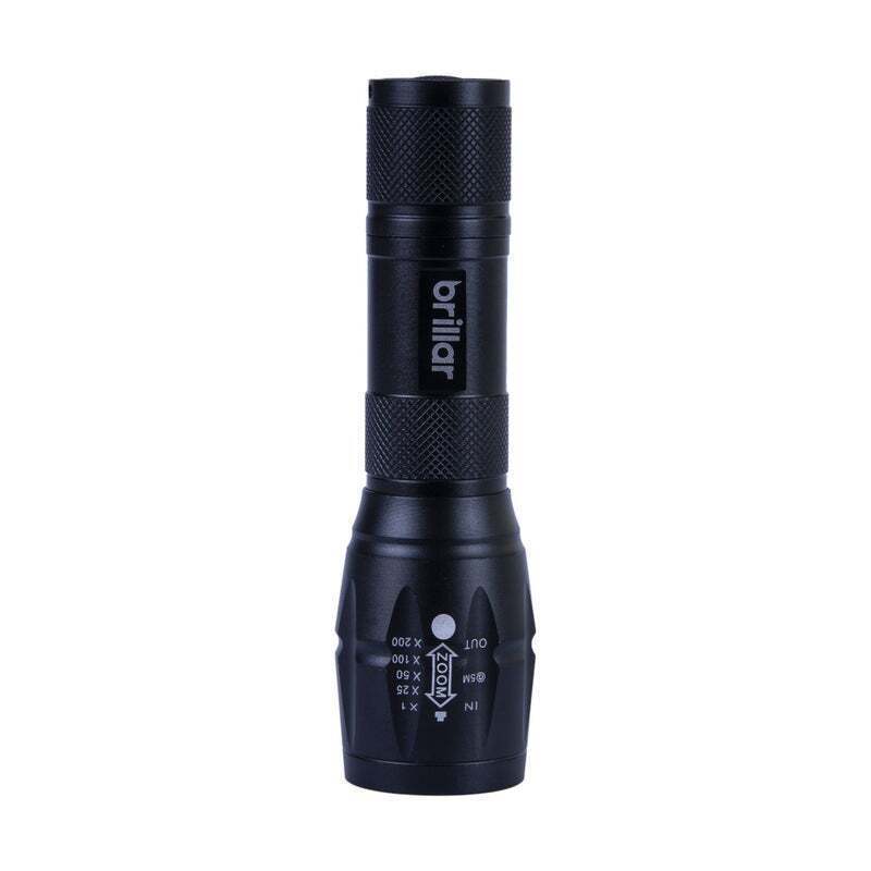 Load image into Gallery viewer, Brillar Tactical Grade LED Torch 5 Modes Water Resistant Flashlight Light Bright
