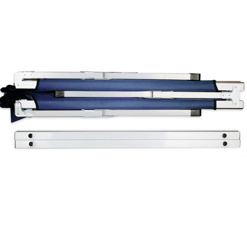 Load image into Gallery viewer, Camping Bed Folding Stretcher Light Weight w/ Carry Bag Camp Portable - navy

