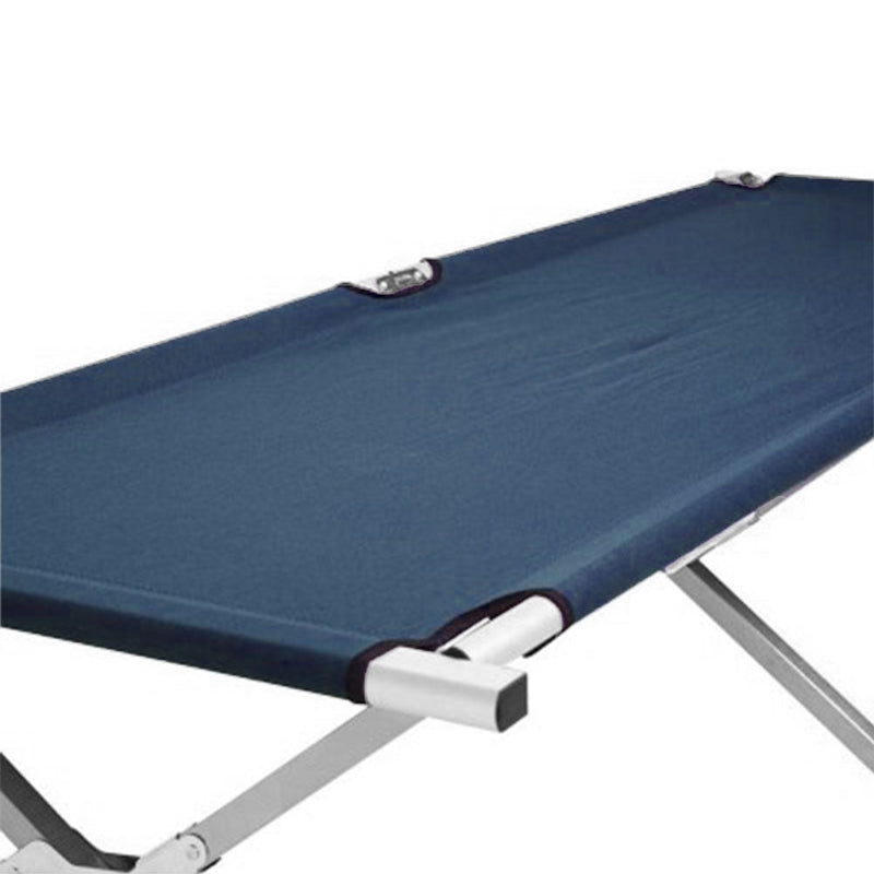 Load image into Gallery viewer, Camping Bed Folding Stretcher Light Weight w/ Carry Bag Camp Portable - navy
