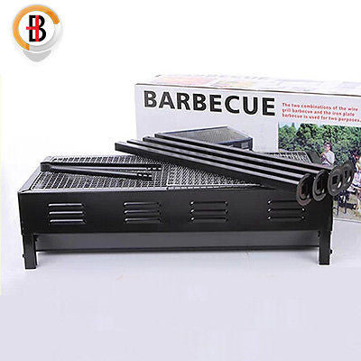 Load image into Gallery viewer, Portable Outdoor Mangal BBQ Grill Charcoal Shish Kebab Shashly Picnic Camping

