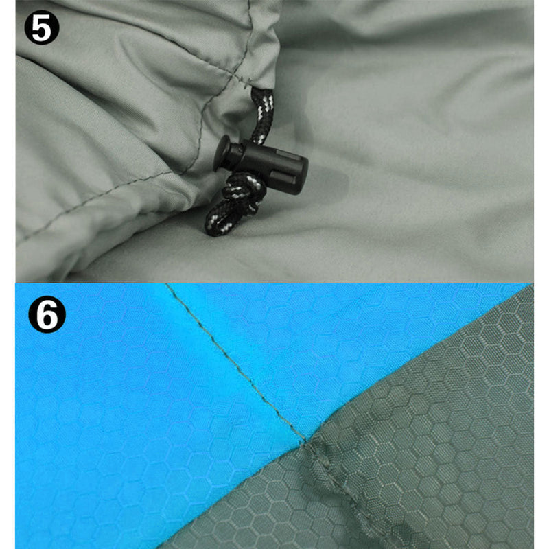 Load image into Gallery viewer, Double Camping Envelope Twin Sleeping Bag Thermal Tent Hiking Winter -15C - blue
