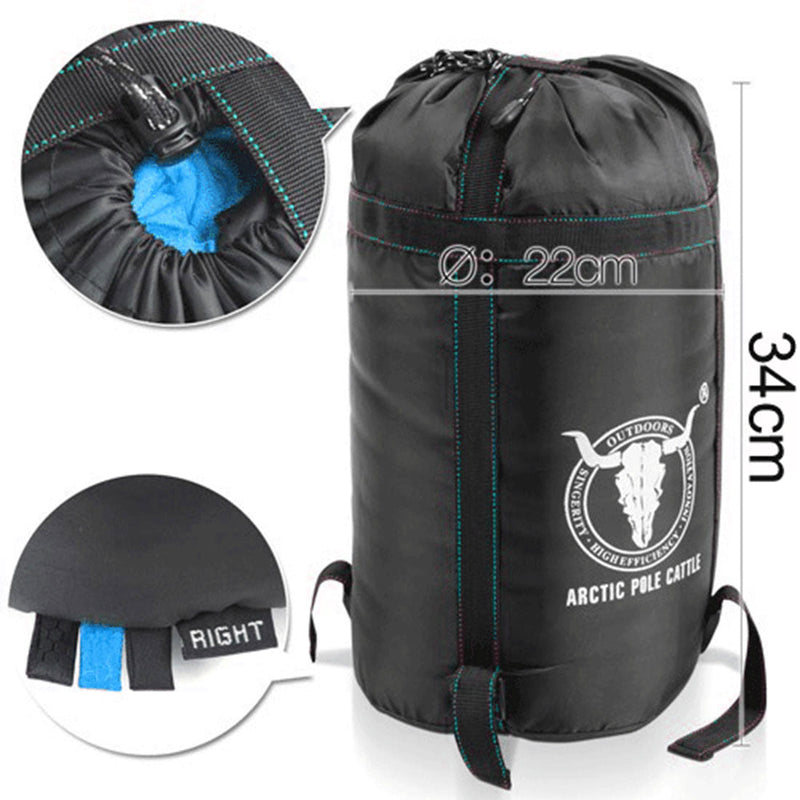 Load image into Gallery viewer, Double Camping Envelope Twin Sleeping Bag Thermal Tent Hiking Winter -15C - blue
